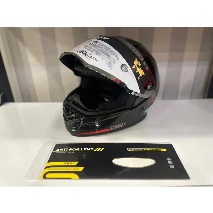 KASK SWAY SW 850 BLACK/RED FULL FACE