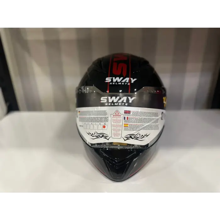 KASK SWAY SW 850 BLACK/RED FULL FACE