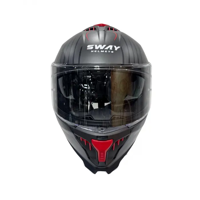 KASK SWAY SW 865 SPACE Black Red GÜNEŞ GÖZLÜKLÜ