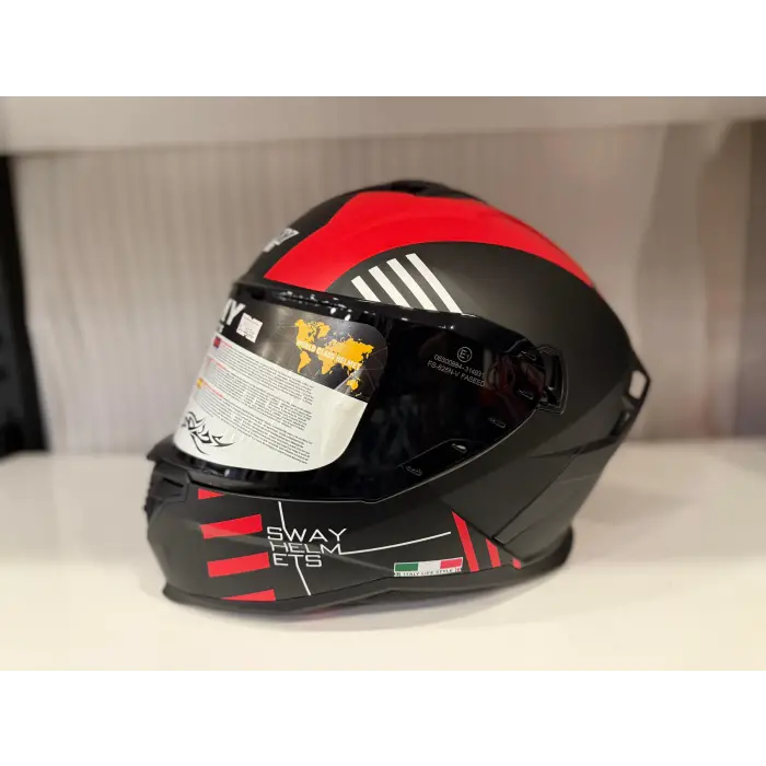 KASK SWAY SW 867 BLADE Black/Red Full Face