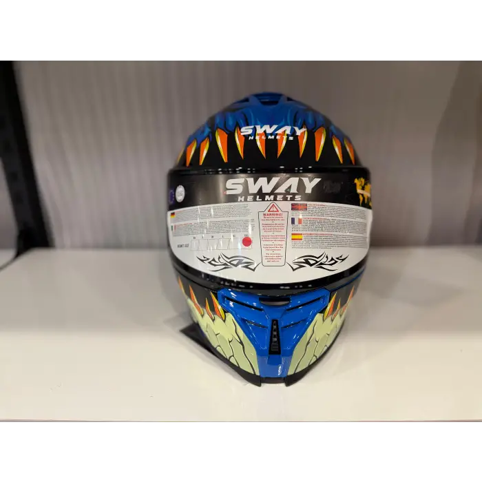 KASK SWAY SW 867 STORM Blue Full Face