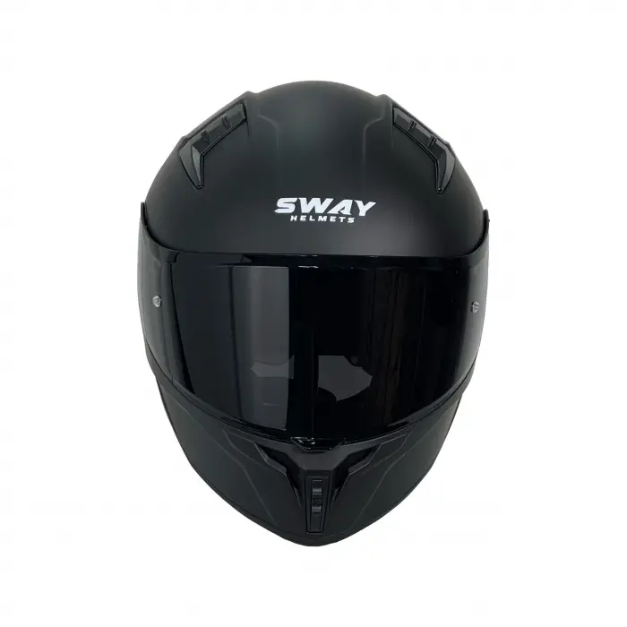 KASK SWAY SW 869 MATT BLACK (siyah camlı)