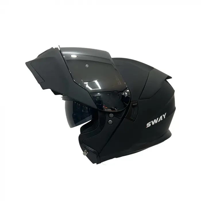 KASK SWAY SW 912 MATT BLACK ÇENE AÇILIR