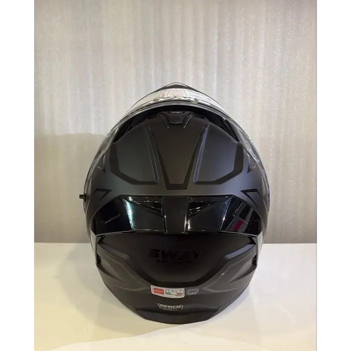 KASK SWAY SW 919 Matt Black Line Çene Açılır