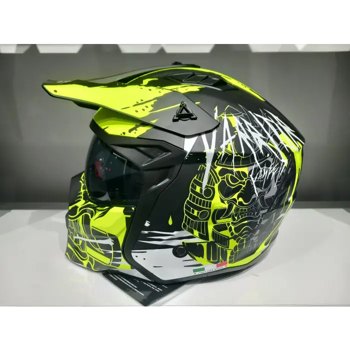 KASK SWAY X1-X SEUL BLACK/YELLOW ÇENE ÇIKAN