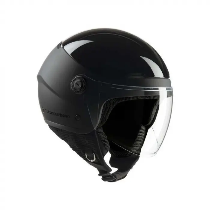 KASK TUCANO URBANO EL POP YARIM MAT SİYAH&SİYAH
