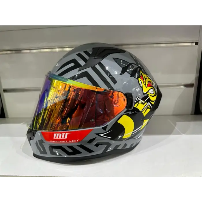 KASK MTS PRO 910 BEE GÜNEŞ GÖZLÜKLÜ GRİ