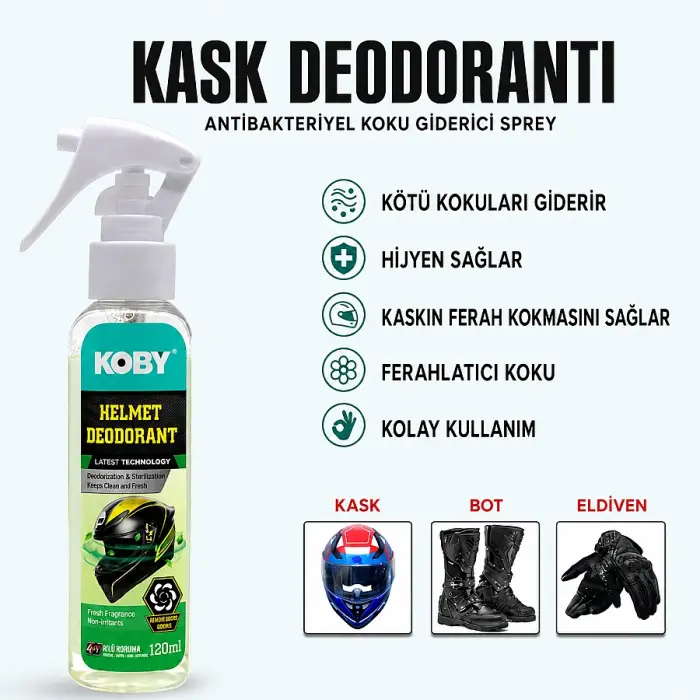 KOBY M336 KASK DEODORANTI SPREY 120ML