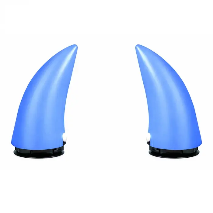 PROHES PH-346 IŞIKLI SARJLI KASK BOYNUZU MAVİ