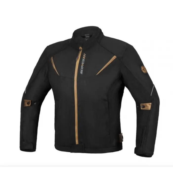 Scoyco JK194 Yazlık Fileli Motosiklet Montu Siyah/Gold