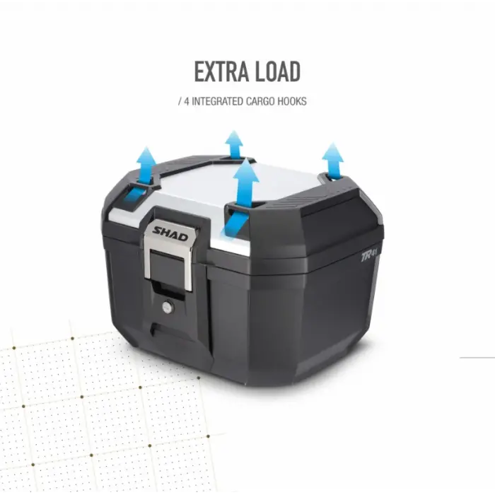 SHAD TR-41 TERRA ARKA ÇANTA ALUMINYUM KAPAK 41 Litre