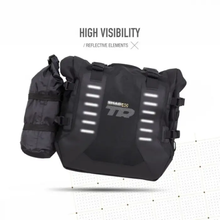 SHAD TR40 SADDLE BAG ADVENTURE YAN ÇANTA SETİ (2x32) 64 Litre