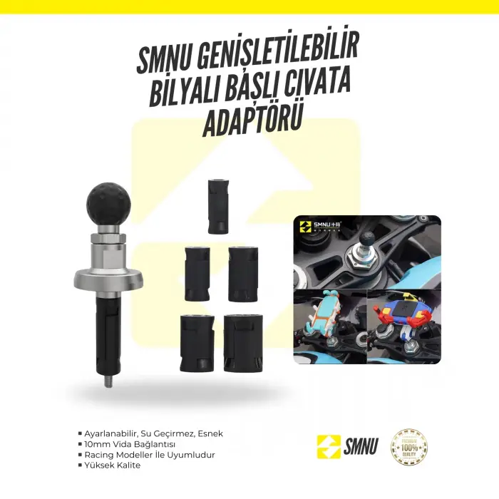 SMNU RACING BİLYA BAŞLI CIVATA ADAPTÖRÜ
