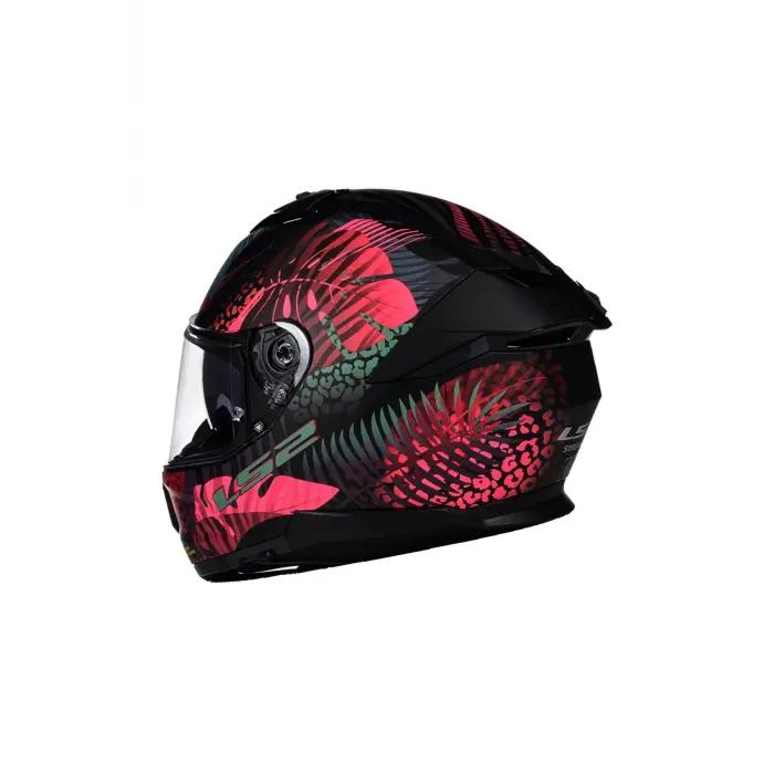 STREAM 2 JUNGLE MAT SİYAH-MAVİ-PEMBE KASK