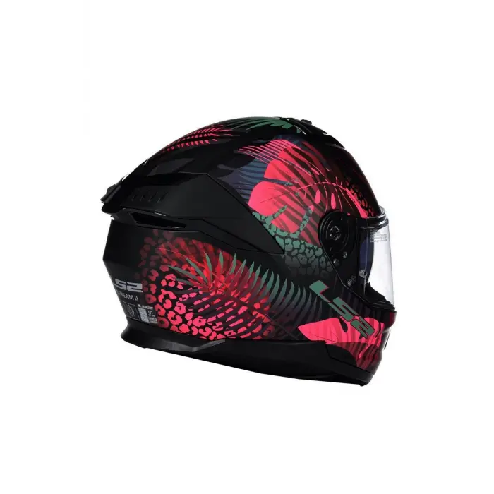 STREAM 2 JUNGLE MAT SİYAH-MAVİ-PEMBE KASK