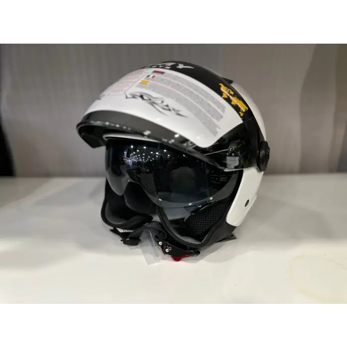 KASK SWAY SW 765 Gloss White ÇENESİZ