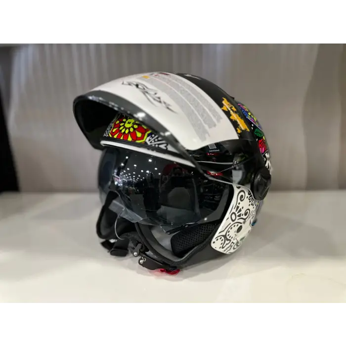 KASK SWAY SW 765 SPRING White ÇENESİZ