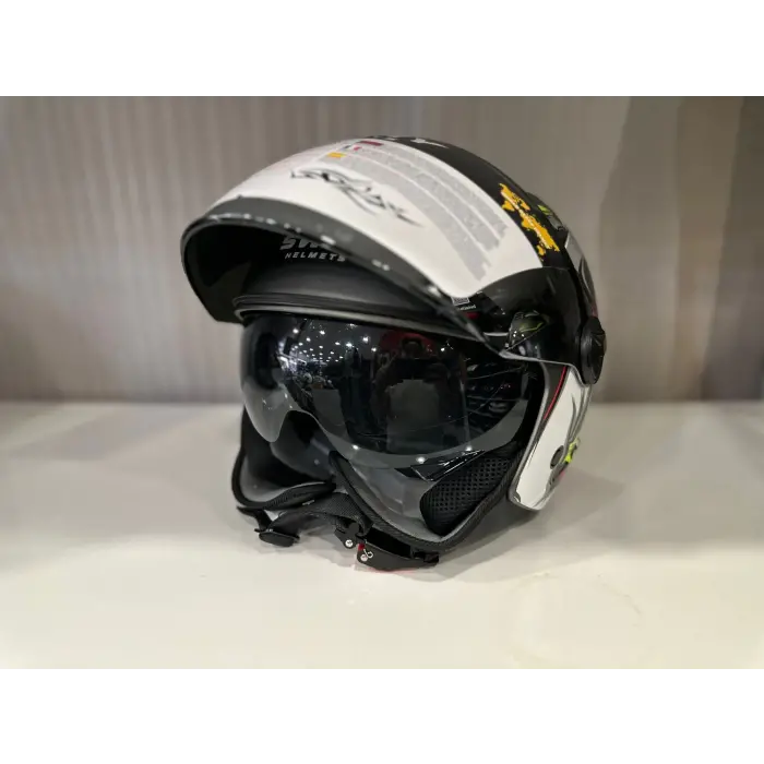KASK SWAY SW 765 WANTED Black ÇENESİZ