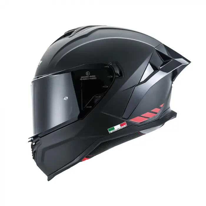 SWAY SW 867 RED STRIP MAT SİYAH (SİYAH CAMLI)