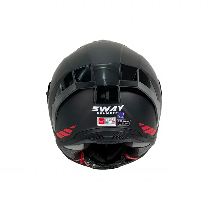 SWAY SW 867 RED STRIP MAT SİYAH (SİYAH CAMLI)