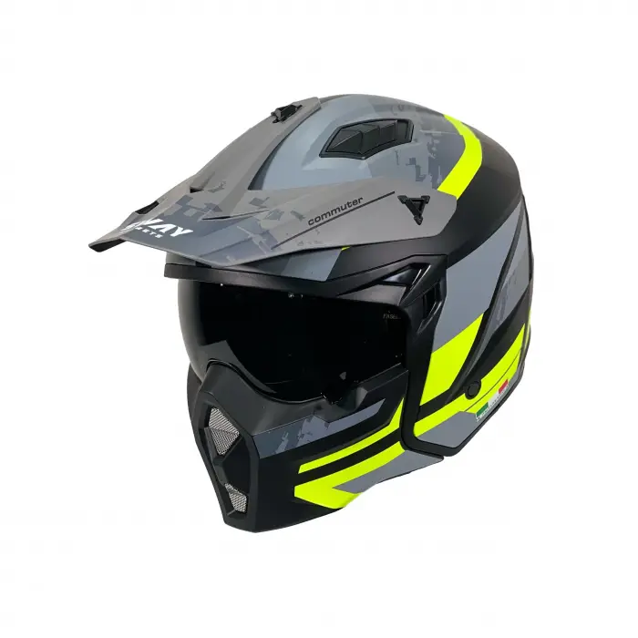 SWAY SW X1 SEUL TRACK Black Yellow Çene Çıkan