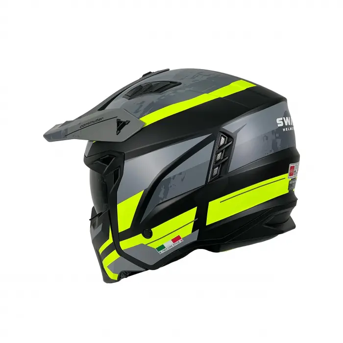SWAY SW X1 SEUL TRACK Black Yellow Çene Çıkan
