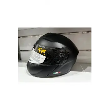 KASK SW-917 ÇENE AÇILIR GÜNEŞ GÖZLÜKLÜ MAT SİYAH