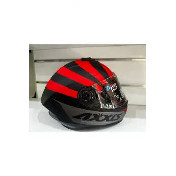 KASK AXXİS DRAKEN S PREMIER B5 MAT RED/BLACK/GREY