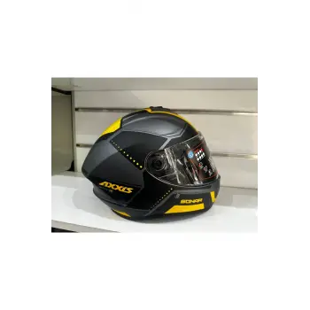 KASK AXXİS DRAKEN S SONAR C3 MAT TİTANYUM/YELLOW