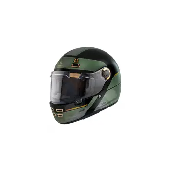 Kask Mt Jarama 68th C1 Parlak Siyah Şefaf Vizörlü Kask