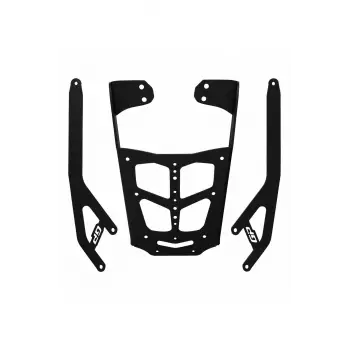 GP Kompozit Bajaj Dominar 250 / 400 2017-2024 Uyumlu Arka Çanta Demiri Siyah