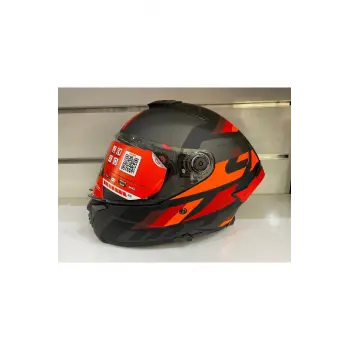 Kask Mt Thunder 4 Sv Ergo B15 Mat Kırmızı/grı