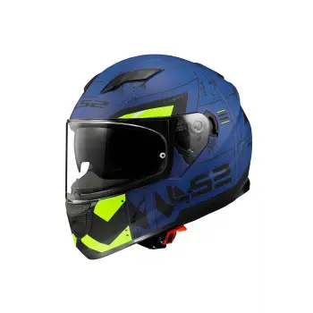 Stream Evo Max Mat Mavi-sarı Kask