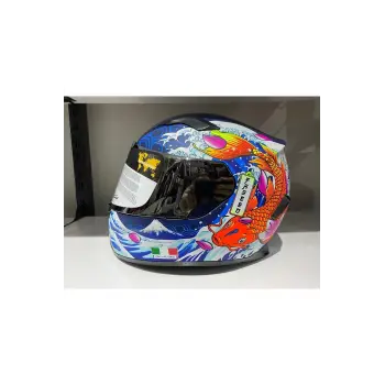 Kask Sway 820 Dakar 5 Blue/orange Full Face