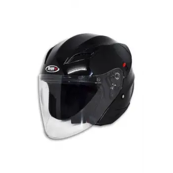 Kask Shıro Sh-450 Çenesiz Parlak Siyah