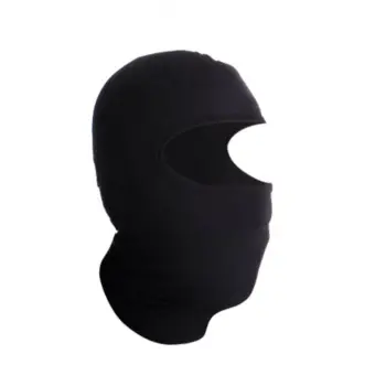 Maske Balaklava Ince 1360 Düz Siyah