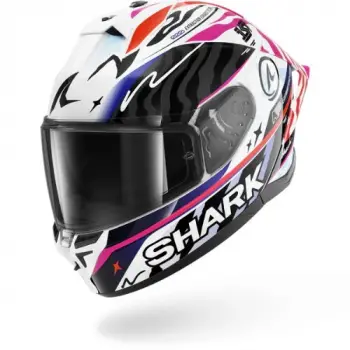Kask Shark Skwal Cup Speed-Fancy Kapalı Beyaz/Siyah