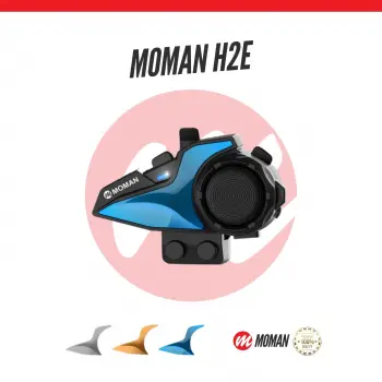 Moman H2E Motosiklet İnterkomu Çift Kanallı