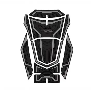 PH-701 PCX 2021-2024 KAUÇUK TANKPAD TAKIMI GRİ