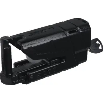 ABUS 8077 2.0 GRANTİ DETECTO XPLUS BALCK — ALARMLI DİSK KİLİDİ