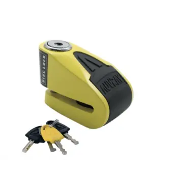 AUVRAY B-LOCK 06 ALARMLI DİSK KİLİDİ 6 MM 120db SARI-SİYAH