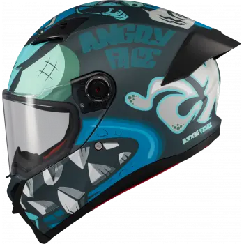 Axxis Fenix Angry Face Mat Mavi