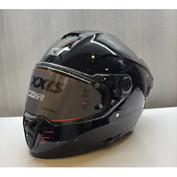 AXXIS KASK HAWK EVO SV SOLID A1 PARLAK SİYAH