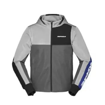 CEKET SPIDI HOODIE NET TEKSTİL MAVİ/GÜMÜŞ