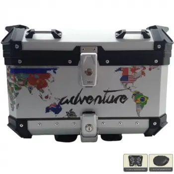 Coocase Alüminyum Arka Çanta Gümüş Word 55L