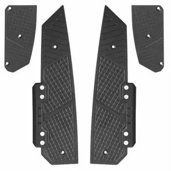 GP Kompozit Honda Forza 250 2018-2025 Uyumlu Basamak Alüminyum Siyah