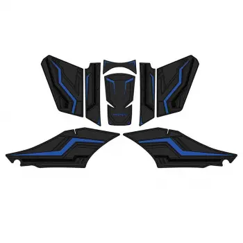 HSB PH-709 XMAX 2023-2026 KAUÇUK TANKPAD MAVİ