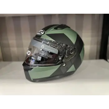 KASK HJC C10 KASK TEZ MC4SF MAT YEŞİL/SİYAH