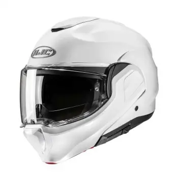 KASK HJC F100 İNCİ BEYAZI 180 DERECE ÇENE AÇILIR