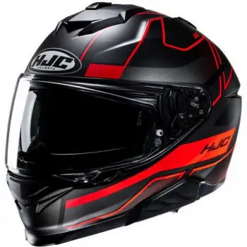 KASK HJC i71 IORIX MC1SF MAT GRİ/KIRMIZI